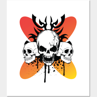 skulls Posters and Art